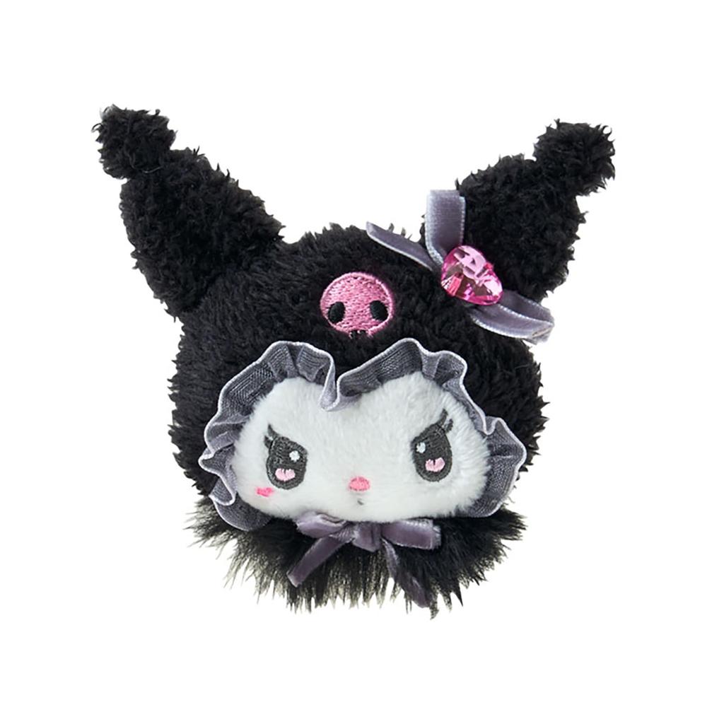 Sanrio Face Hair Clip (Mellow Saroumi Rabbit) Kuromi, Polyester and Steel, Ages 3 and Up, 552127