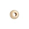 Wooden Beads, Polished, 25 Mm Ø, Natural, 10 Mm Hole, 5 Pcs