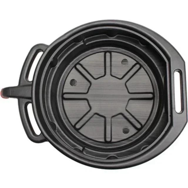 Пластиковый поддон для слива масла 10 л/15 л, резервуар для сбора масла в двигателе, поддон для слива масла в коробке передач, инструмент для ремонта автомобиля, замены топливной жидкости в гараже