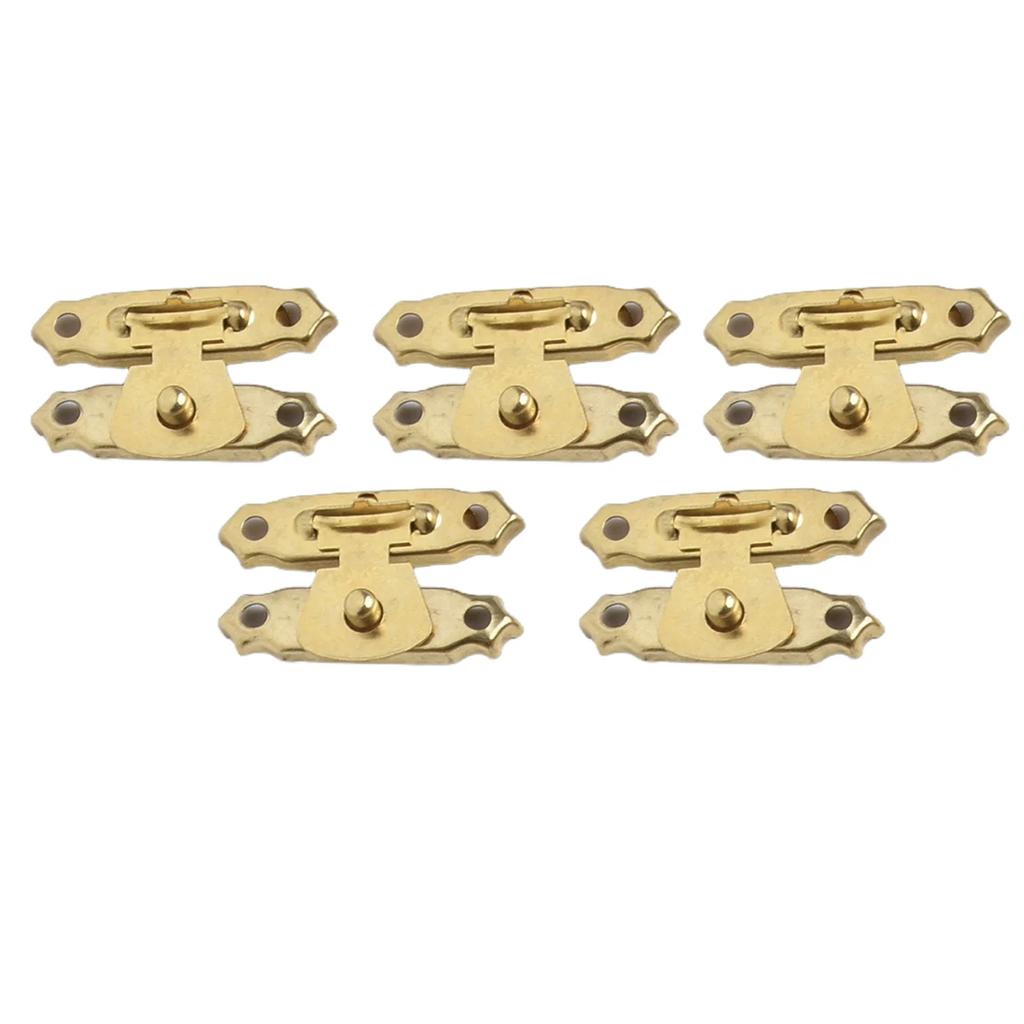 15 шт./набор старинных бронзовых петель 16*12 мм с защелкой-защелкой 26*15 мм с винтами ретро-пряжка навесной замок деревянный замок для ювелирных изделий