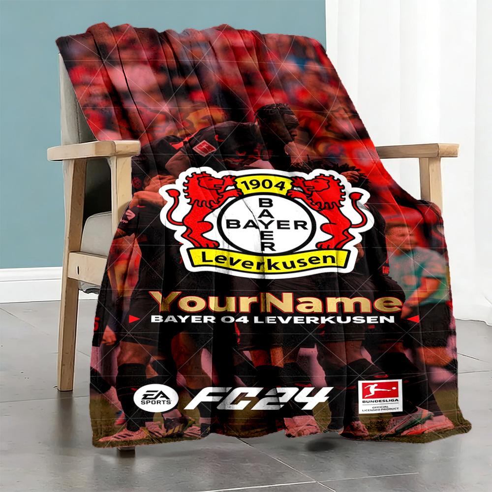 Rb Leipzig Customize Your Name Blanket Lightweight Customizable Blanket Ultrasoft Throw For Sofa Bed Office Chair Chair Four Seasons Multipurpose