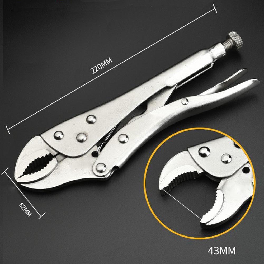 Hardware Clamp Tool Long Nose Locking Pliers Curved Hand Tools Straight Jaw