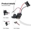 Dustproof Electric Drill Speed Control Trigger Switch Plastic Speed Switch Black