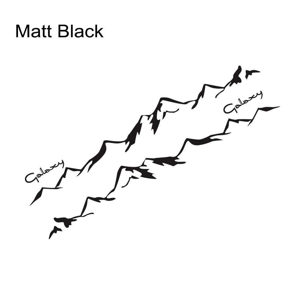 2PCS Car Stickers For Ford Galaxy MK1 MK2 Mk3 MK4 2 3 Tuning Accessories Auto Side Door Mountain Graphics Vinyl Film