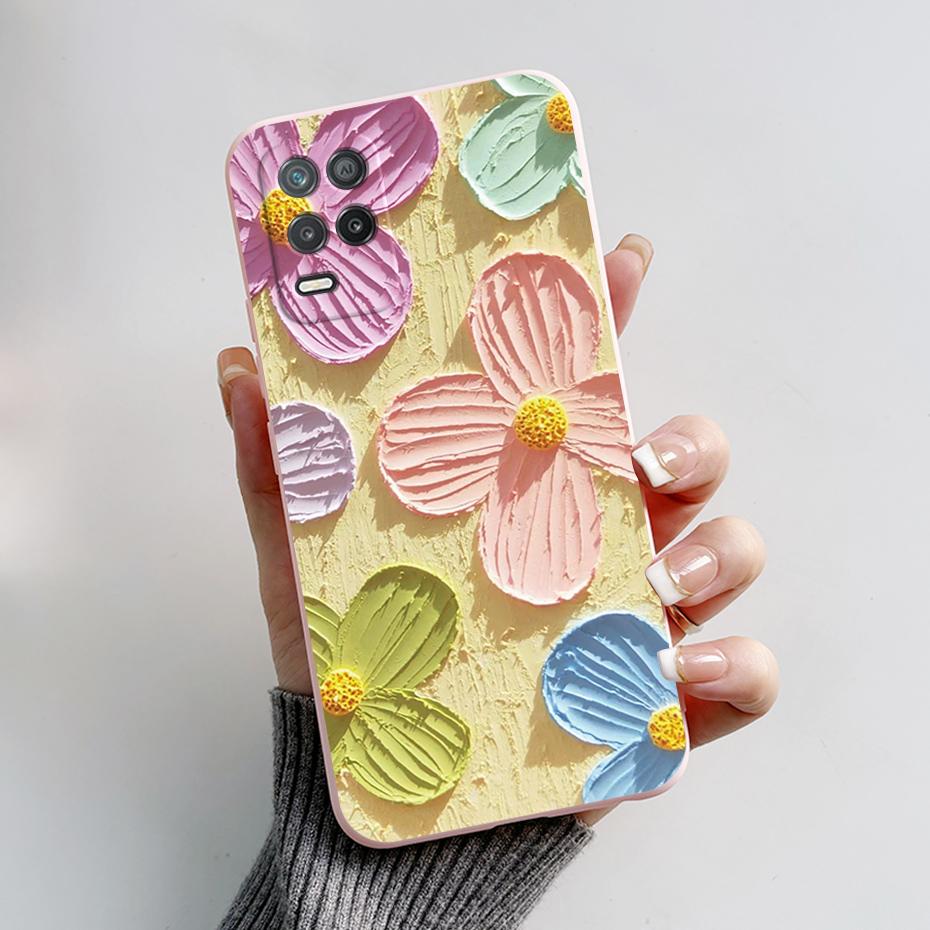For Realme Narzo 30 5G Case Narzo30 RMX3242 Silicone TPU Cartoon Soft Phone Case For Ralme Narzo 30 5G Cover Coque Bumper Fundas