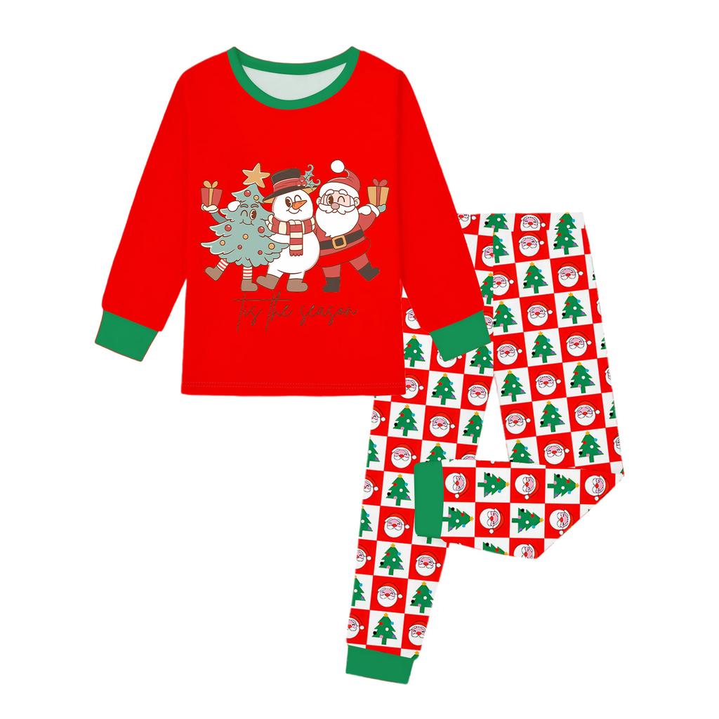 Children's Fashion Suit Skirt Round Neck Long Sleeve Top Pants