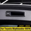 Нержавеющая ручка багажника автомобиля крышка чаши защитная наклейка отделка для Toyota Highlander XU70 2020 2024 2024 2024 Гибридные аксессуары
