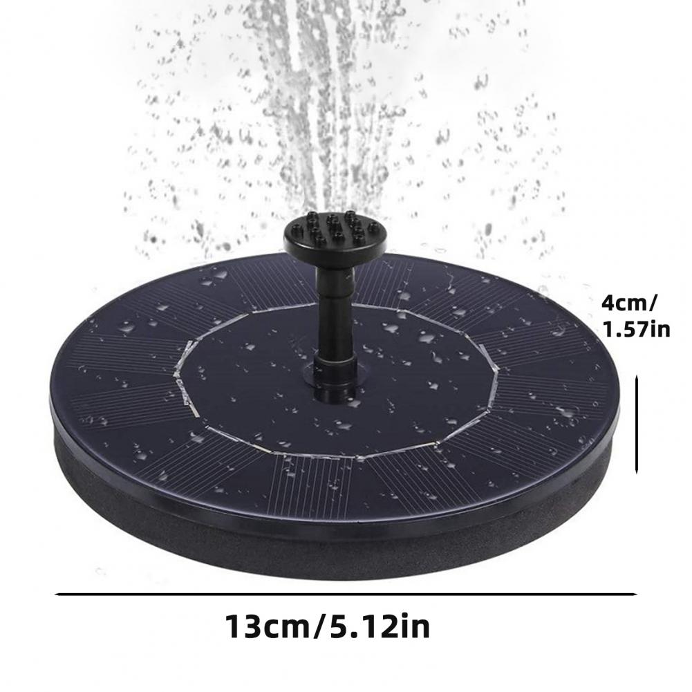 Солнечный фонтан для воды со светодиодной подсветкой, садовый фонтан с регулируемыми форсунками, плавающий солнечный фонтан для воды со светодиодной подсветкой для улицы