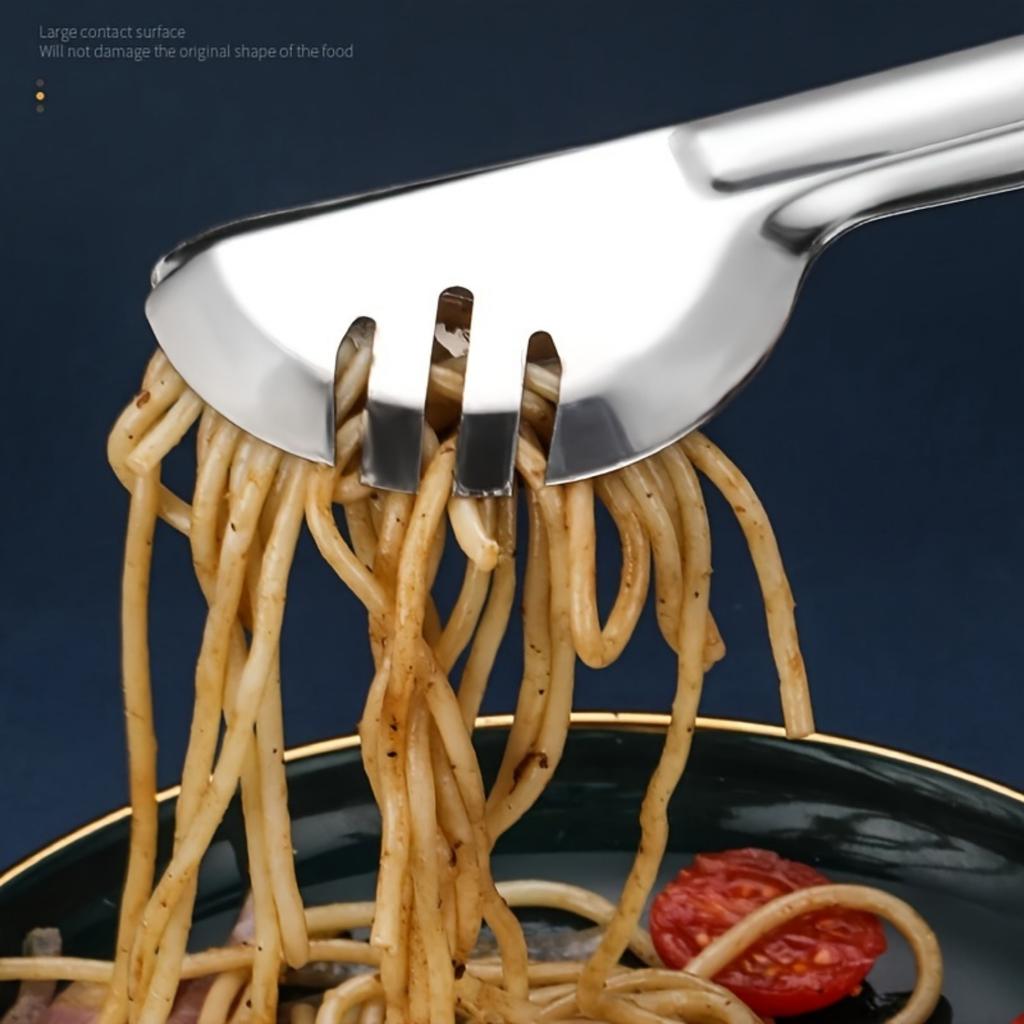 Щипцы для стейков из нержавеющей стали 304 с длинной ручкой, нескользящие, кухонные принадлежности, зажим для хлеба, барбекю, кухонные принадлежности для ресторана