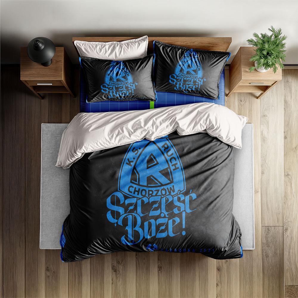 Спортивный клуб Рух Хожув Комплект пододеяльника без простыни Кинг Квин Дабл Фулл Твин Одинарный Размер Комплект постельного белья