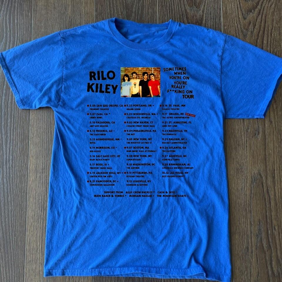 Rilo Kiley Band Tour 2025 Gift for Fan All size S to 5XL Blue Tshirt K685 Unisex T-Shirt