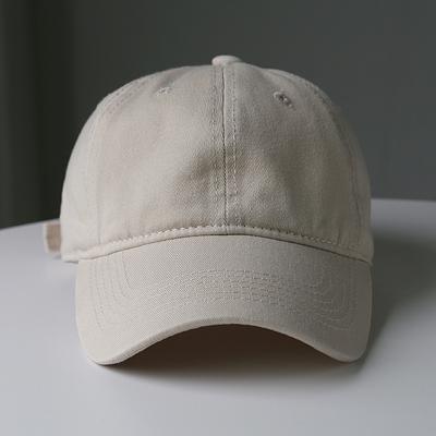 Модная однотонная washed cotton легкая кепка-бейсболка весенне-осенняя легкая кепка