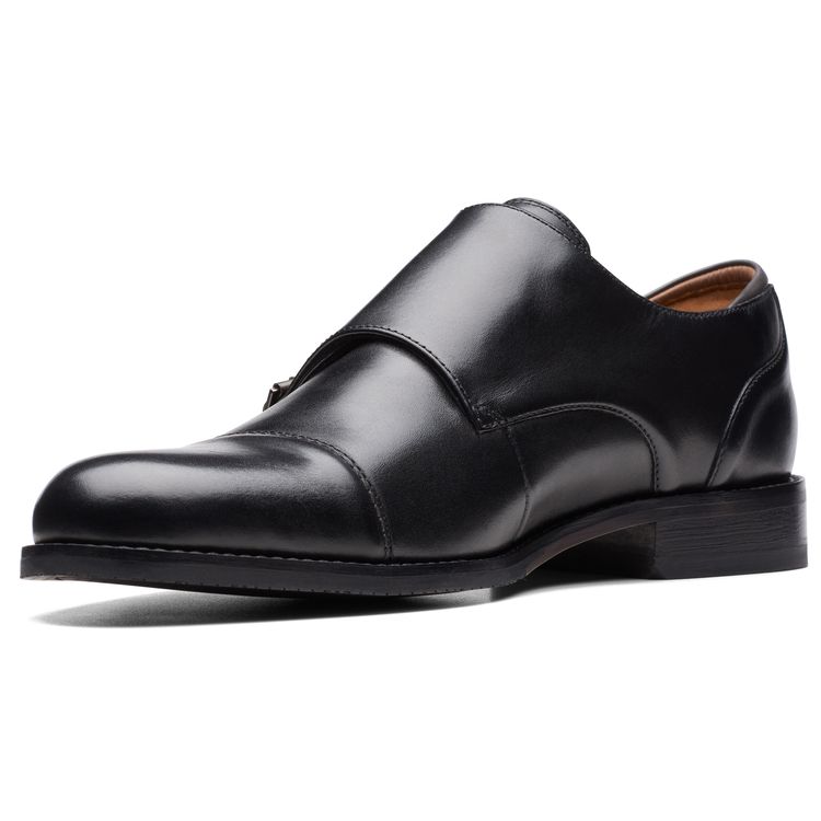 Clarks Верхний слой Коровья кожа Бизнес Повседневные удобные дышащие туфли Мужские повседневные туфли Черный 261724517