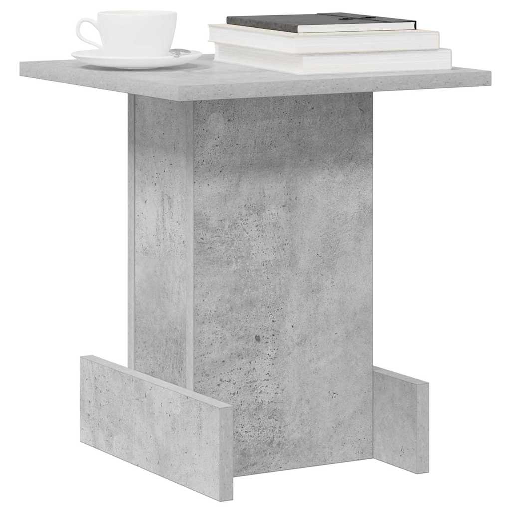 Side Table Concrete Grey 35.5 x 35 x 40 cm Particleboard