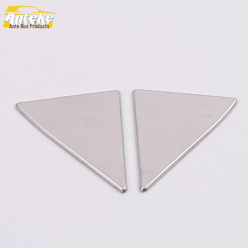 Compatible with 19 Yusheng 330 Models: Stainless Steel Front A-Pillar Triangle Panel Decorative Patch Accessories