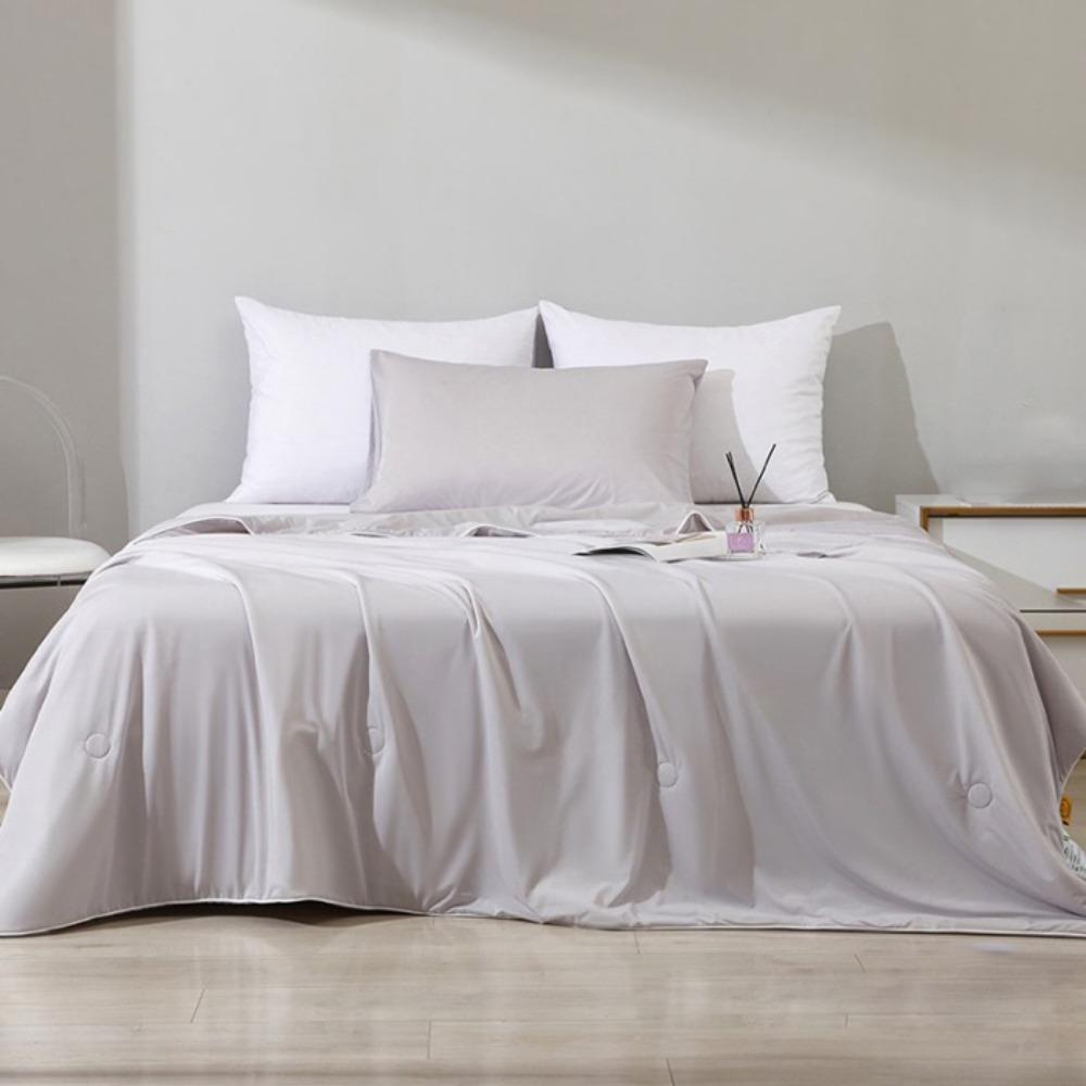 Cooling Fabric Summer Cooling Quilt Solid Color Cooling Blanket Summer Thin Quilt Dormitory