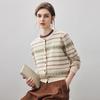 Женский кашемировый кардиган Komomboka в полоску в стиле Fair Isle