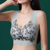 Women Seamless Breathable Bra Push Up Bralette Underwear Wireless Female One-Piece Lingerie Lace Print No Wire Bras