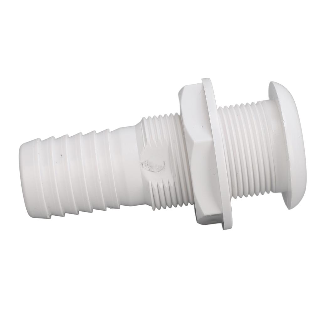 Boat Through Hull Connector 29mm Outlet Drainage Straight Drain Outlet Fittings Boat Plumbing Fittings