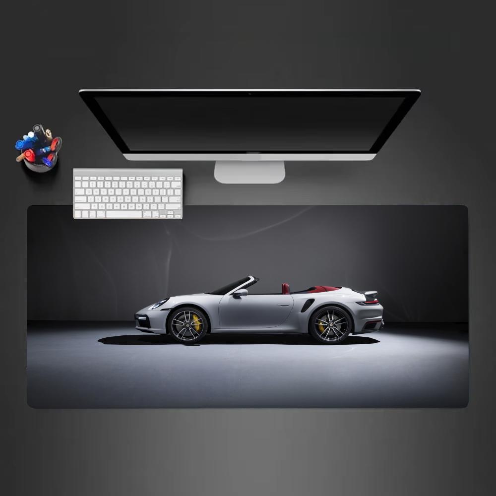 Sports Car Landscape Mouse Pad XL Computer Accessories Office Game Table Mats XXL Anti-slip Gaming Keyboard Mousepads Desk Pads