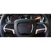 Steering Wheel Trim Cover Accessories For 2015-2020 Dodge Challenger Charger Gum