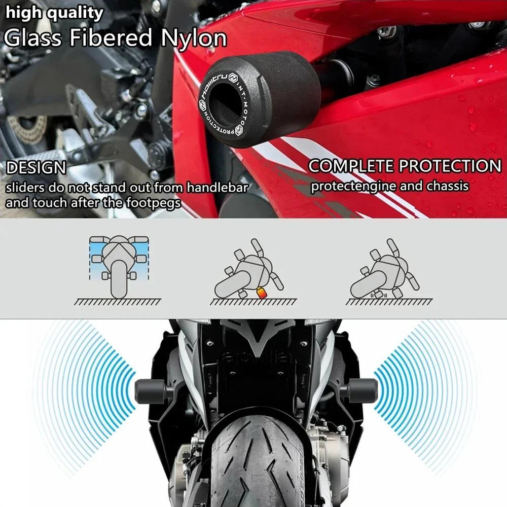 For BMW f900xr F900XR 2020 2021 2022 2023 2024 2025 2026 Motorcycle Frame Sliders Crash Protection Aluminum+Nylon Fiberglass