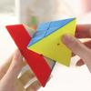 Pyramid Speed Cube Fast Smooth Turning Solid Durable Stickerless Frosted Puzzle Toy For Kids