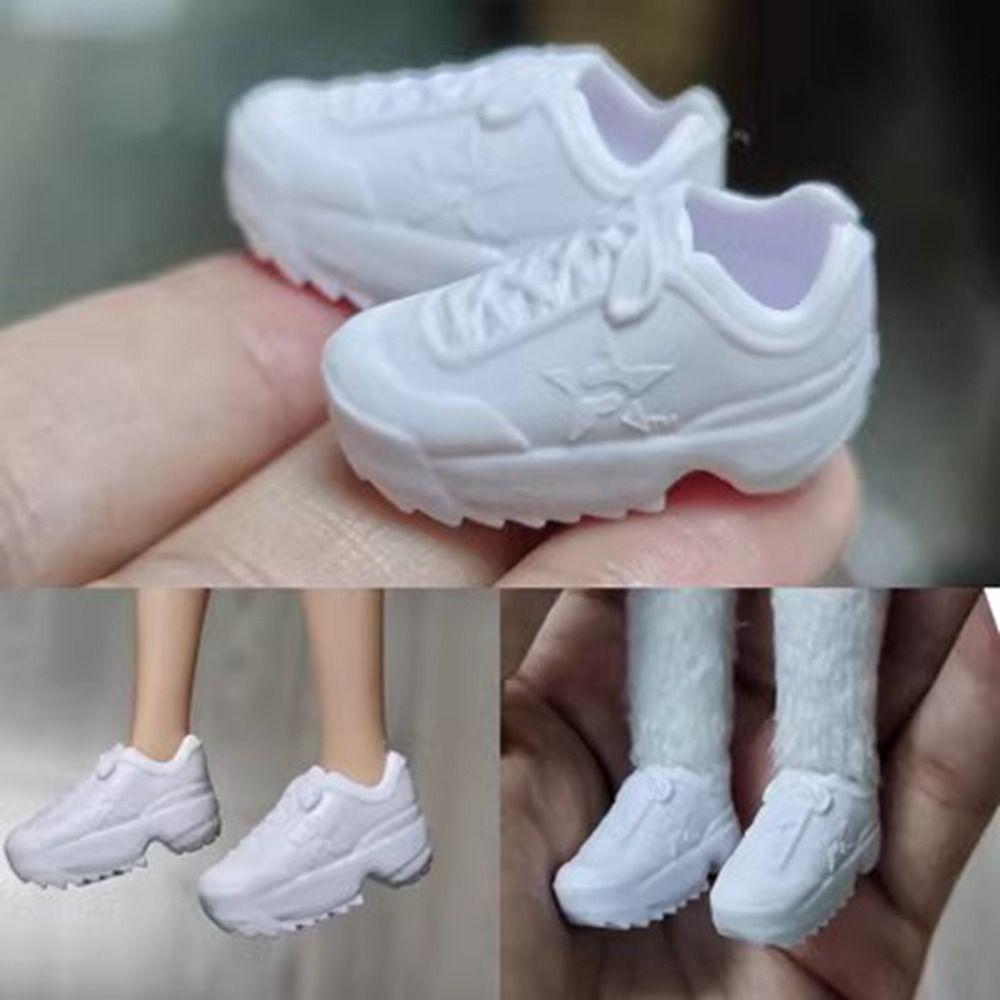 Модные кукольные кроссовки Милые мини-очки Детский подарок Кукольные туфли на высоком каблуке 30 см 1/6 Куклы