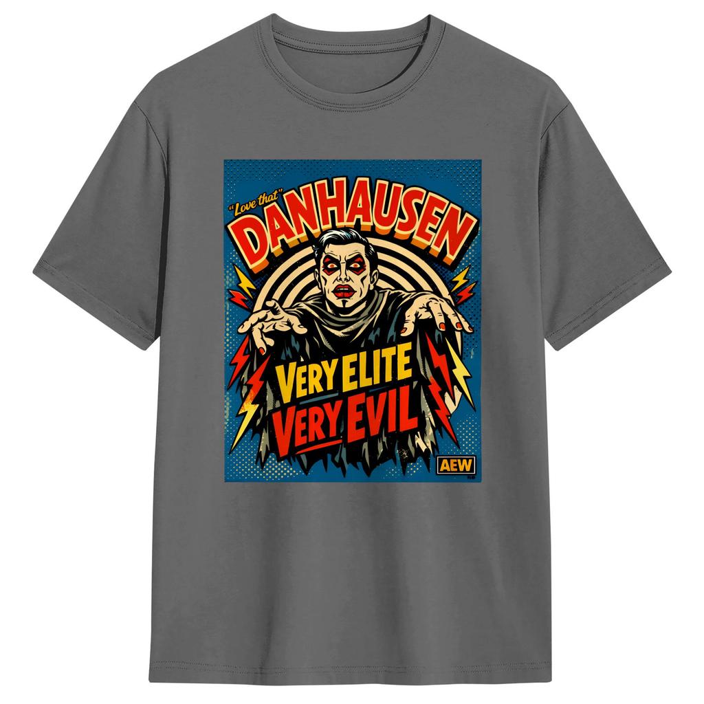 Danhausen Wrestling AEW TShirt Summer Cotton T Shirts For Mens Fashion Casual Tshirt Short Sleeve Y2K Retro Clothing