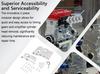 Комплект крышки цепи ГРМ из алюминиевого сплава для Acura TSX (CL9, K24A2), CR-V и Element