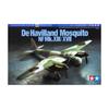 Tamiya 172 Коллекция Warbird № 65 Королевских ВВС De Havilland Mosquito NF Mk.XIIIXVII Пластиковая модель 60765