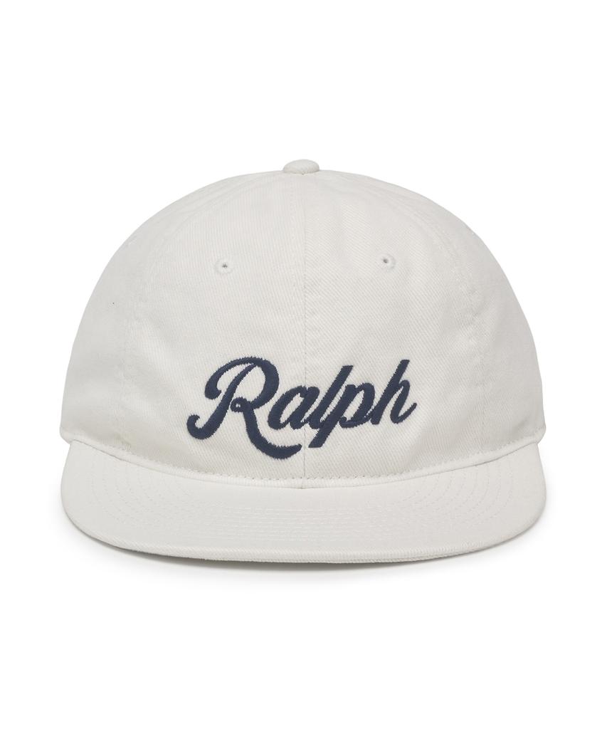 Кепка-бейсболка POLO RALPH LAUREN из твила с аппликацией - Белая