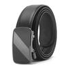 Мужской модный ремень из двухслойной коровьей кожи с автоматической пряжкой для делового и повседневного стиля