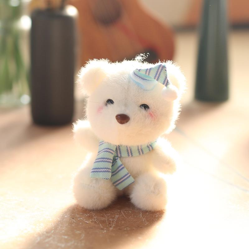 Милая милая шляпа медведь кулон плюшевая игрушка кукла мультяшная сумка подвесной брелок кукла кукла