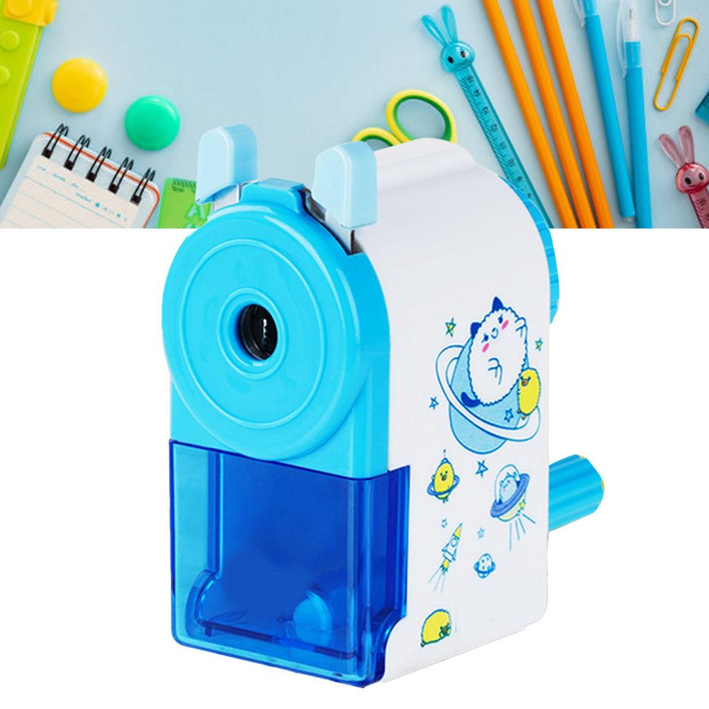 Rotating Pencil ener Cute Portable Efficient Hand Crank Manual Pencil ener for Students