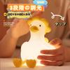 YAVINCOL Nursing Duck Night Bedside Bedroom Silicone Touch Room Bedside Light for Warm Indirect USB Christmas Birthday Cute Light, Light, Light,