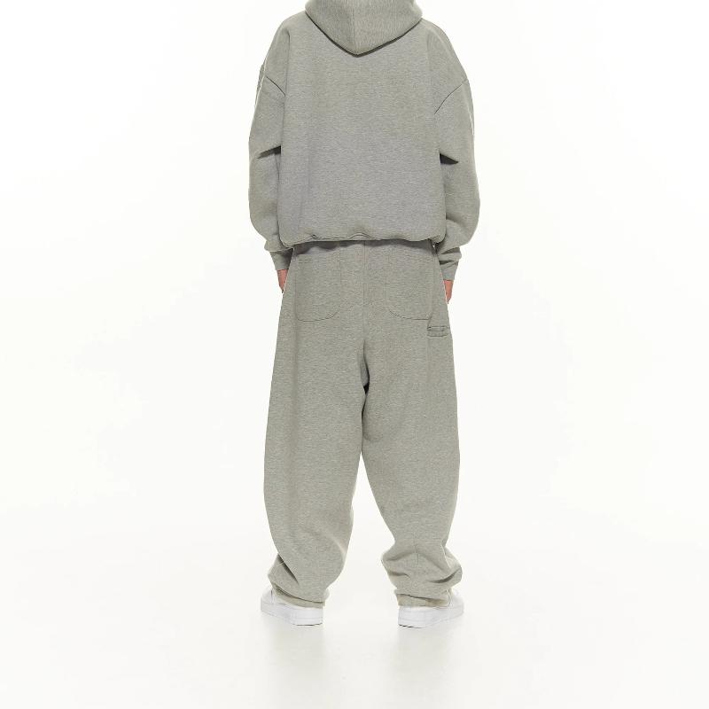 Европейские и американские повседневные простые модные свободные брюки с эластичной талией и множеством карманов