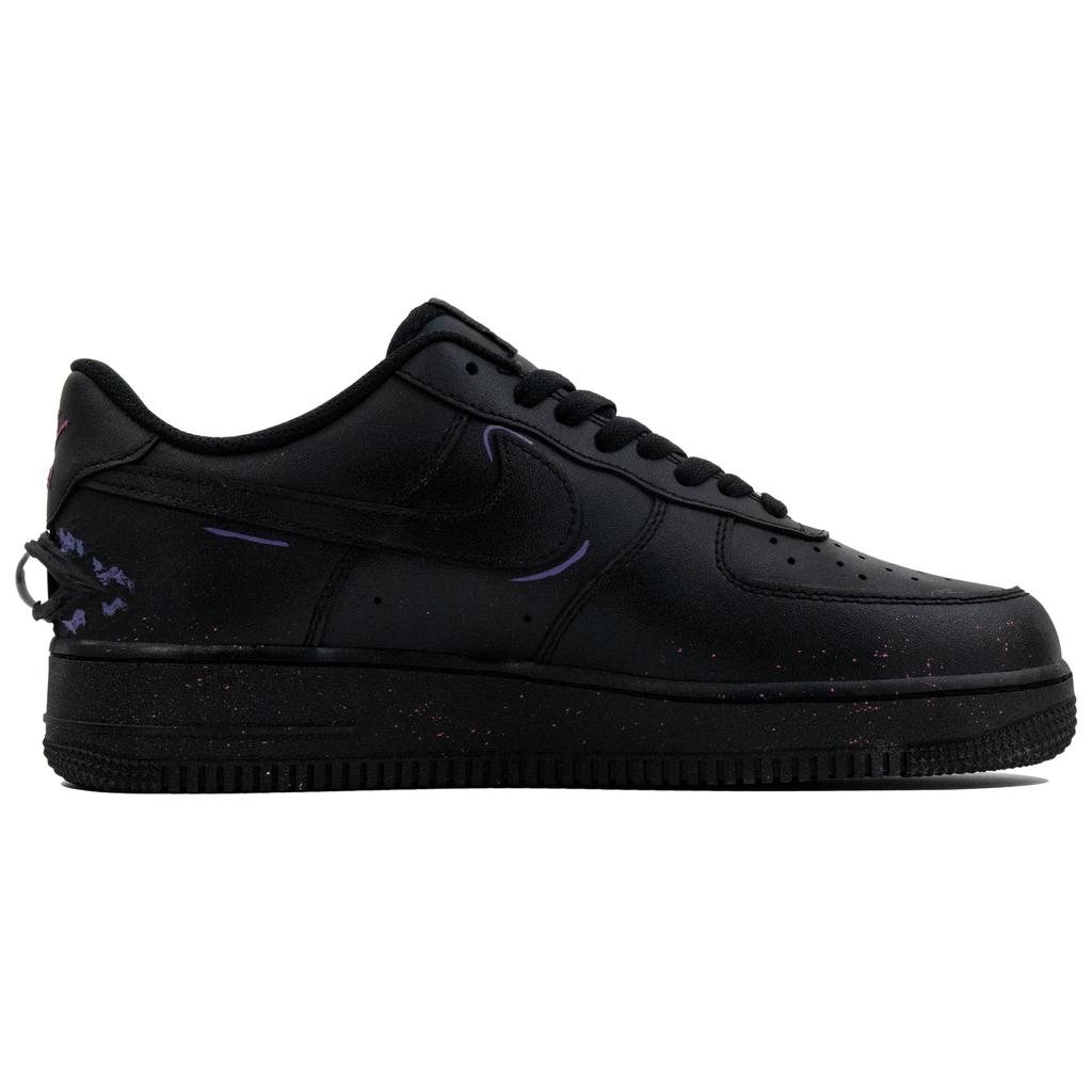 Nike Air Force 1 Low top Skateboard Shoes Unisex Black Purple CW2288-001(Team454-)