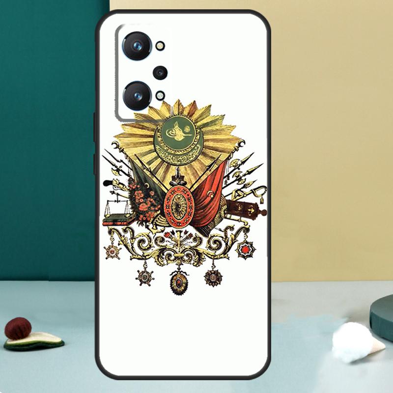 Герб Османской империи для Realme 14 13 Pro Plus 10 11 12 GT 5 6 6T GT7 Pro C61 C55 C53 C51 C21Y C25S C75 C67 Чехол