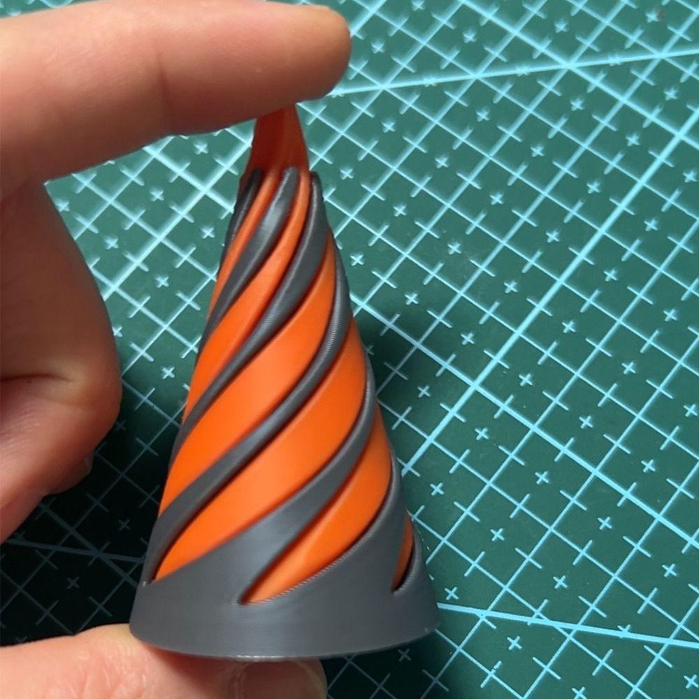 Математические игры 3D-печатная спиральная игрушка-конус для развития интеллекта, винтовая игрушка для детей