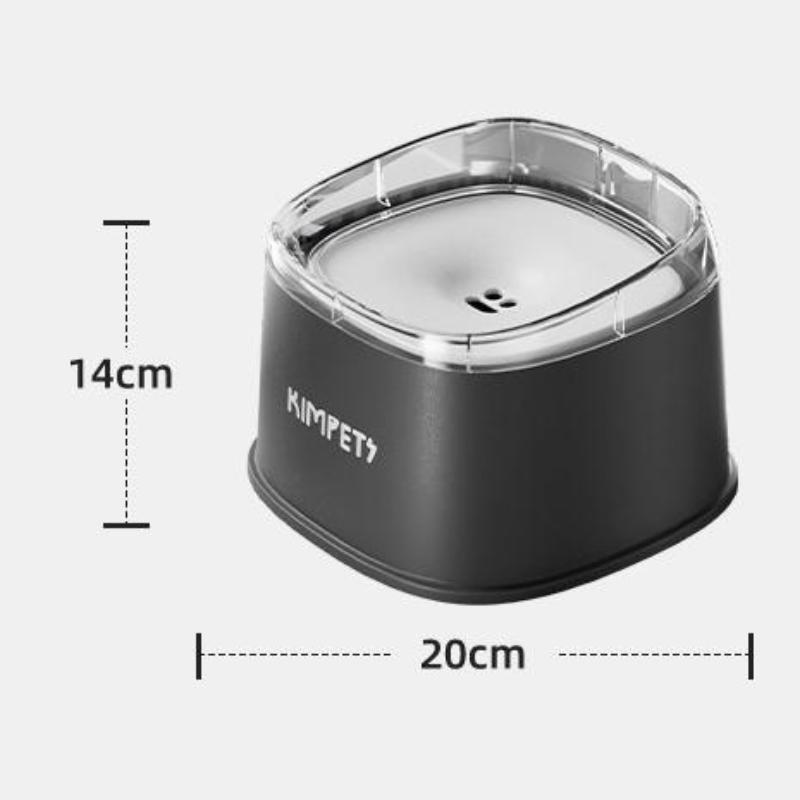 Питомец Несмачивающаяся Пасть Пылезащитная Подвесная Медленно Пьющая Вода Миска 2000 мл Большая Вместимость Питомец Щенок Котенок Питьевой Диспенсер