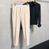 Spring and Autumn Men's Solid Color Slim Fit Small Suit Pants Straight Tube Loose Relaxed Fashion Elegant Commuter Suit Pan