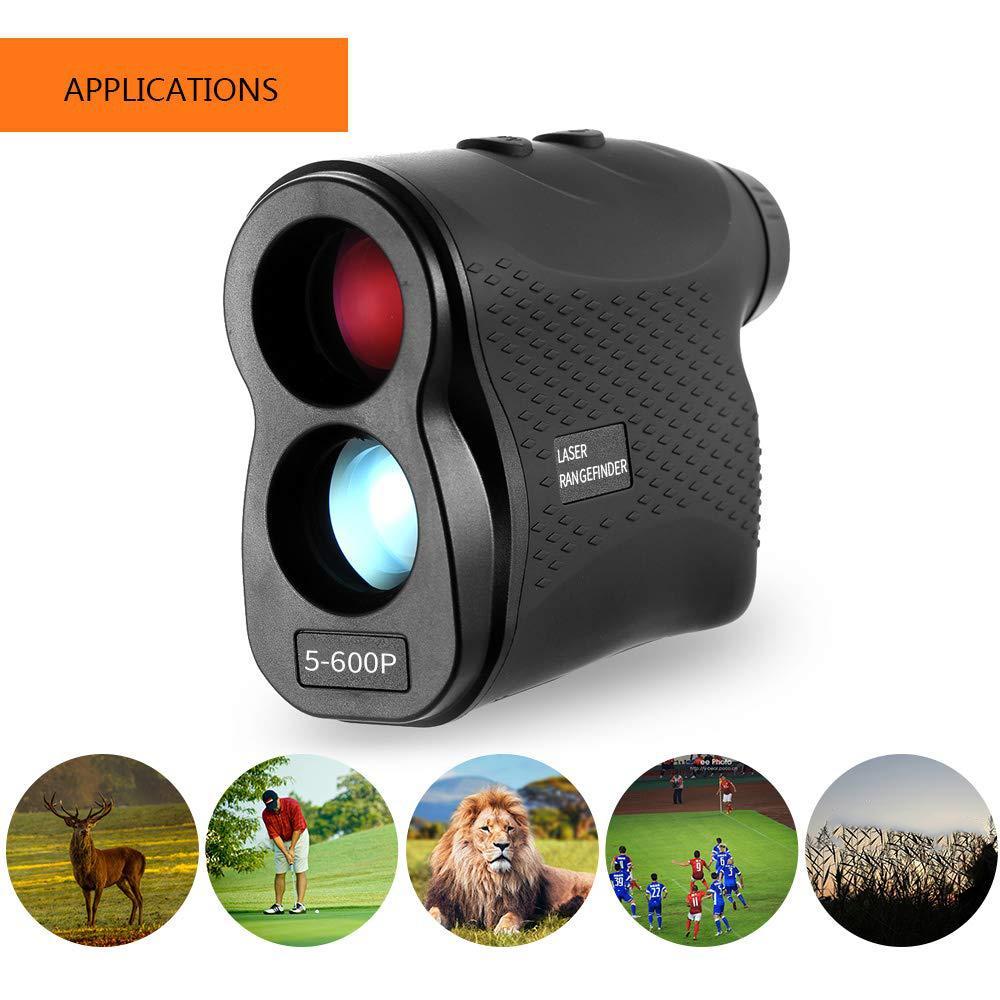 Laser Rangefinder - 500M/600M/900M for Golf & Hunting, Professional Distance Meter with Slope Switch