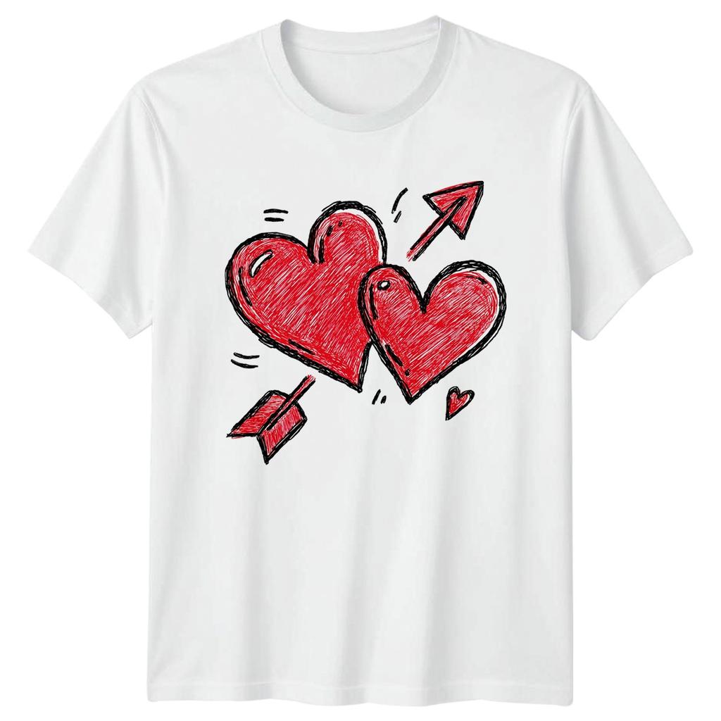 Two Hearts Beat As One TShirt Valentines Day Love