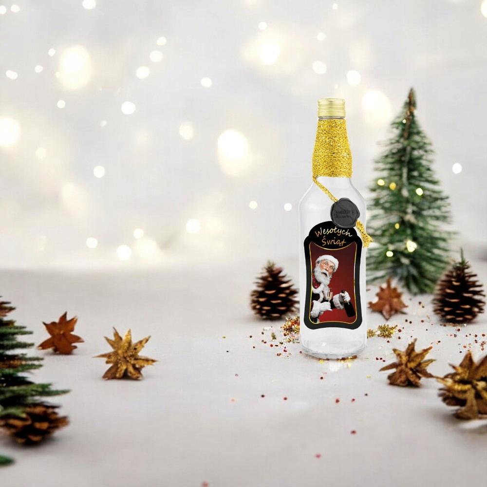 10X Premium Monopol 500Ml Christmas Bottles For Liqueurs