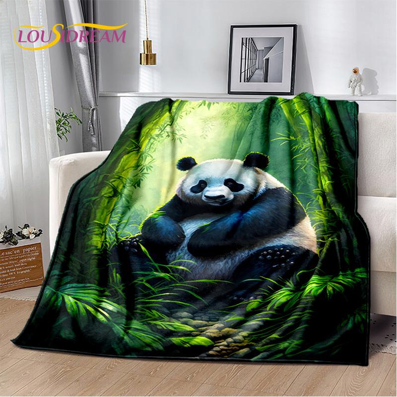 3D Dream Animal Cartoon Panda Милое одеяло, мягкое покрывало для дома, спальни, кровати, дивана, пикника, путешествия, офиса, покрывало, детский подарок