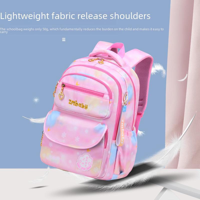 Sesame Primary School Backpack for Girls, 6-12 Years – Cute, Wear-Resistant, Large Capacity.