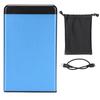 2.5in External Hard Drive USB3.0 Portable Aluminum Alloy Mobile Mechanical External Hard DriveBlue