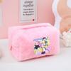 Kpop Demon Hunter Girls Women Plushes Cosmetic Bag New Makeup Bags Ladies Travel Organization Pouch Pink Pencil Case Gift
