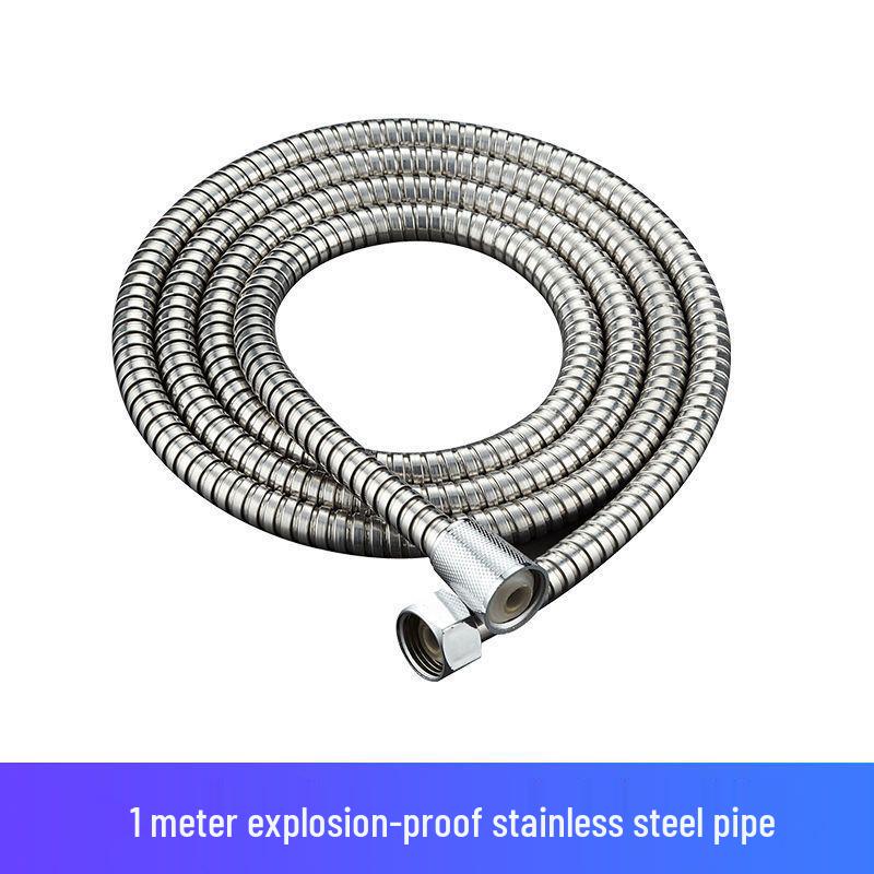 1,5/2 м Взрывозащищенный душевой шланг из нержавеющей стали с универсальной душевой лейкой